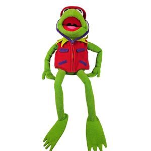 MACY'S EXCLUSIVE 2002 COLLECTION "FROG-TOGRAPHER" MUPPETS KERMIT THE FROG PLUSH